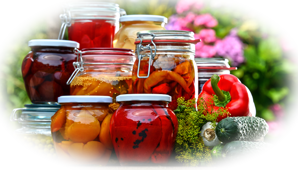 Examples of preserved foods